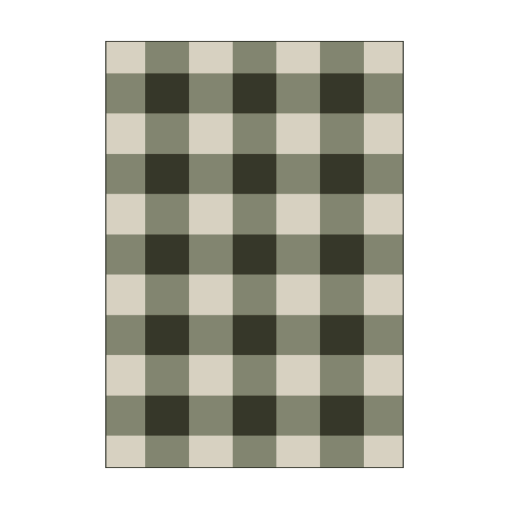 Indira Checkered Washable Rugs