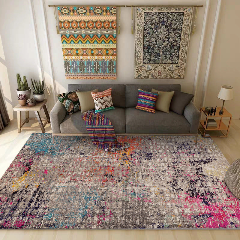 Colorful Ink Symphony Rug