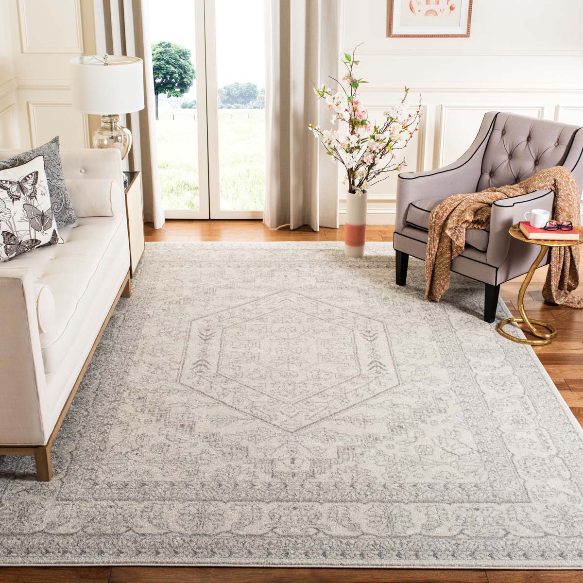 Golden Serenity Stria Rugs