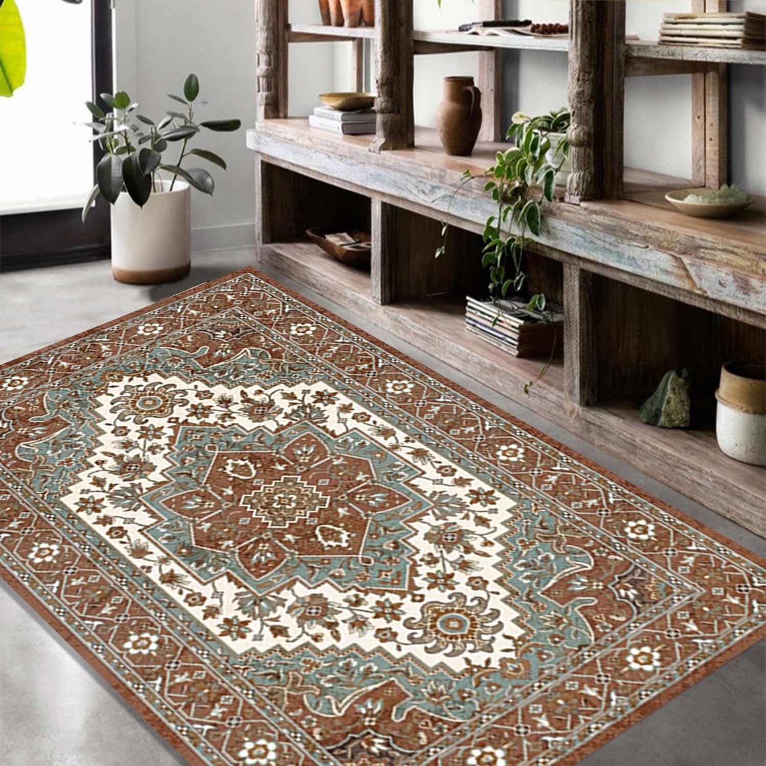 Ornate Mosaic Geometric Rugs