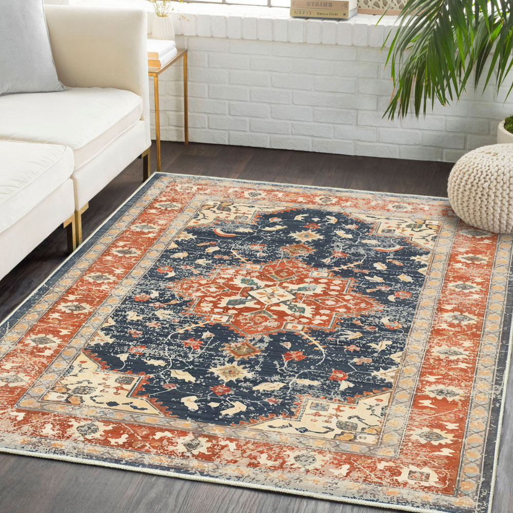 Radiant Petals Multicolor Rugs