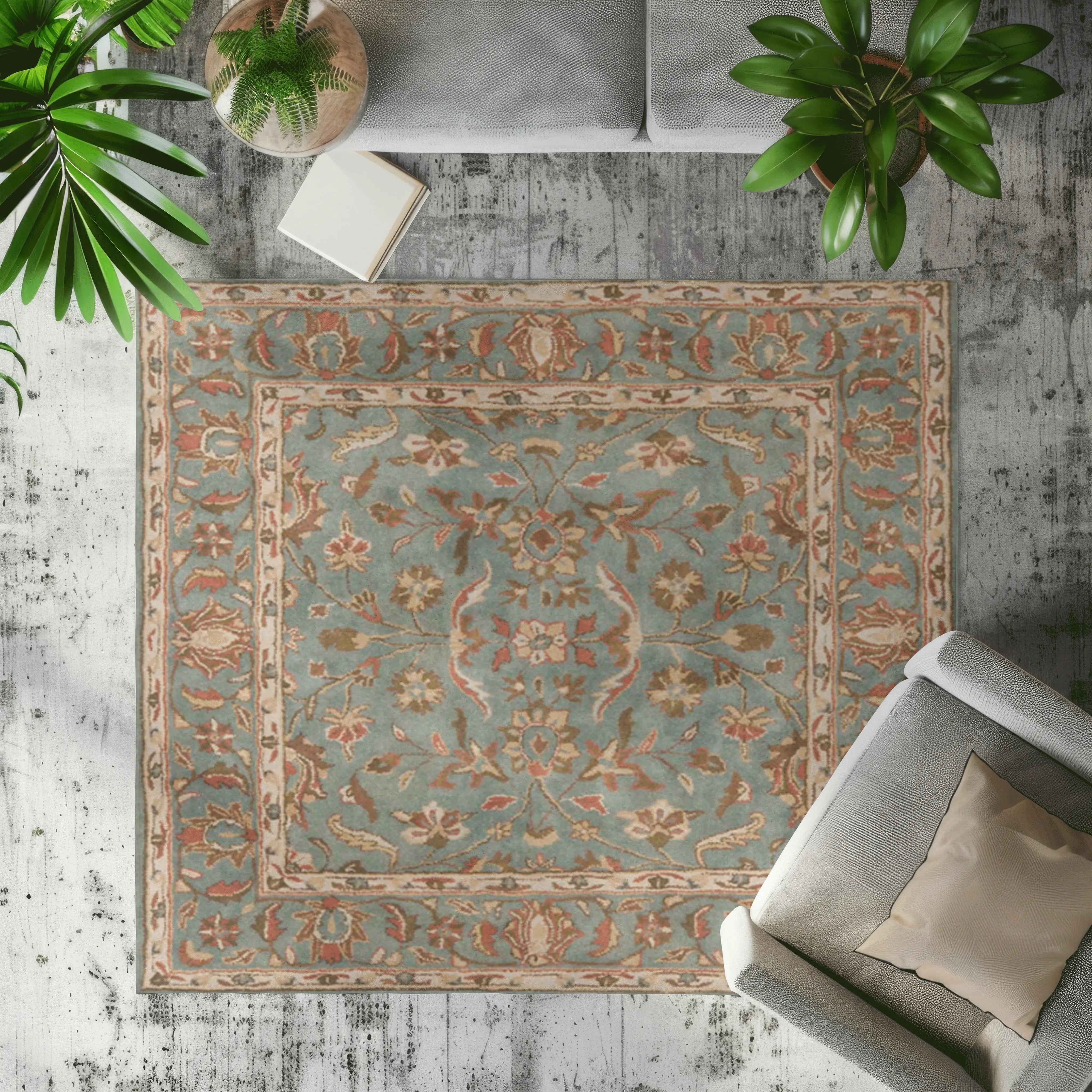 Tranquil Nightfall Floral Rugs