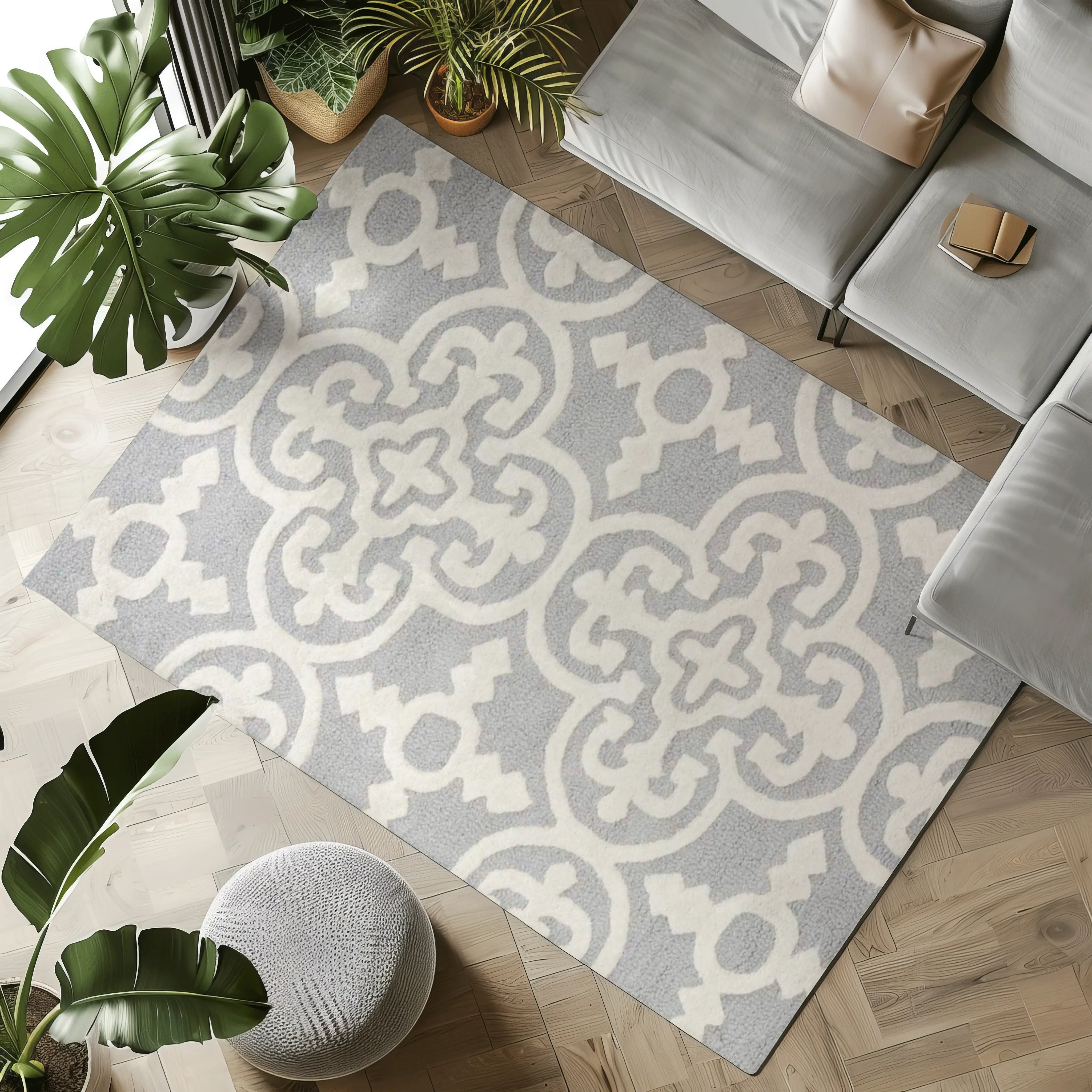 Velvet Elegant Reflection Rugs