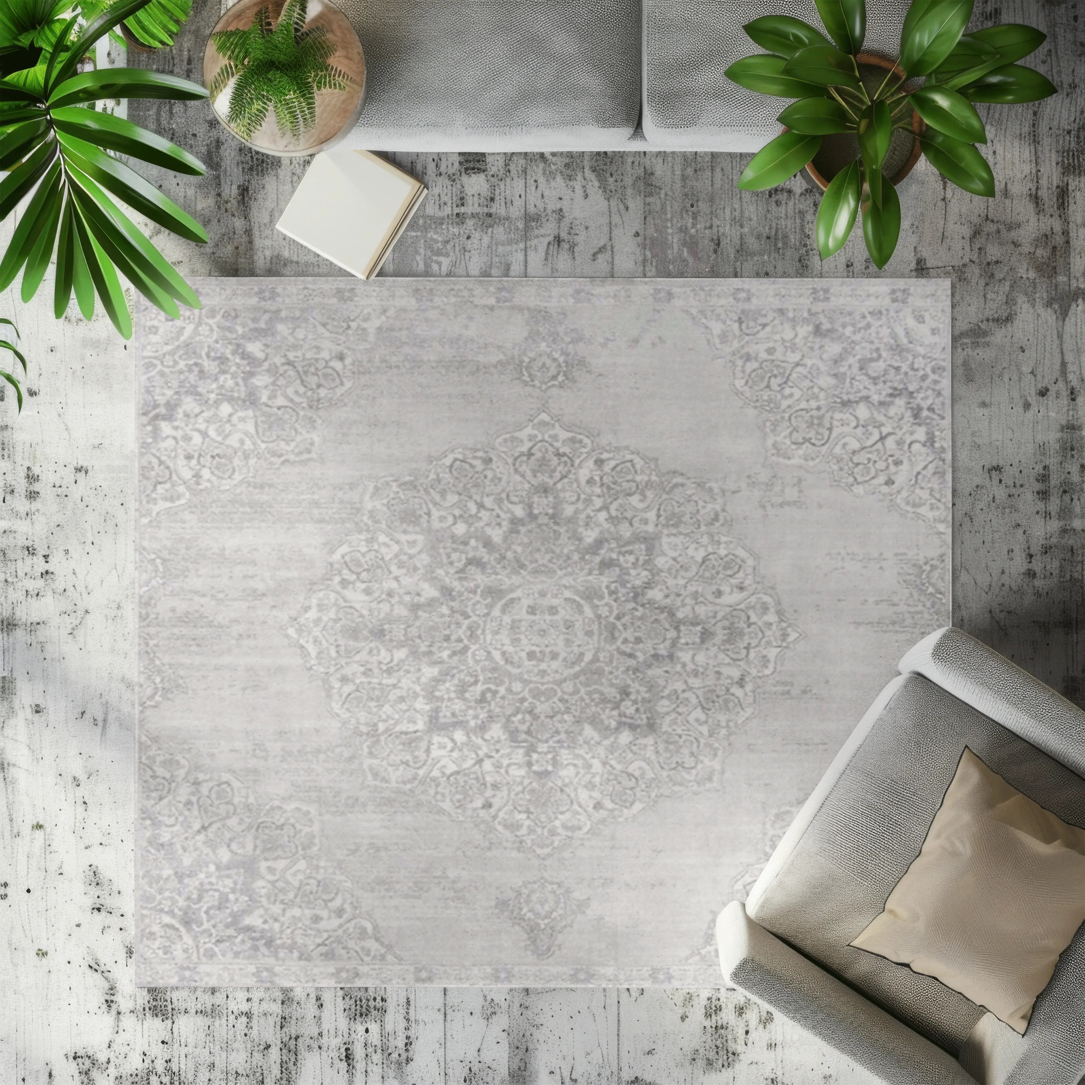 Ethereal Waves Geometric Rugs