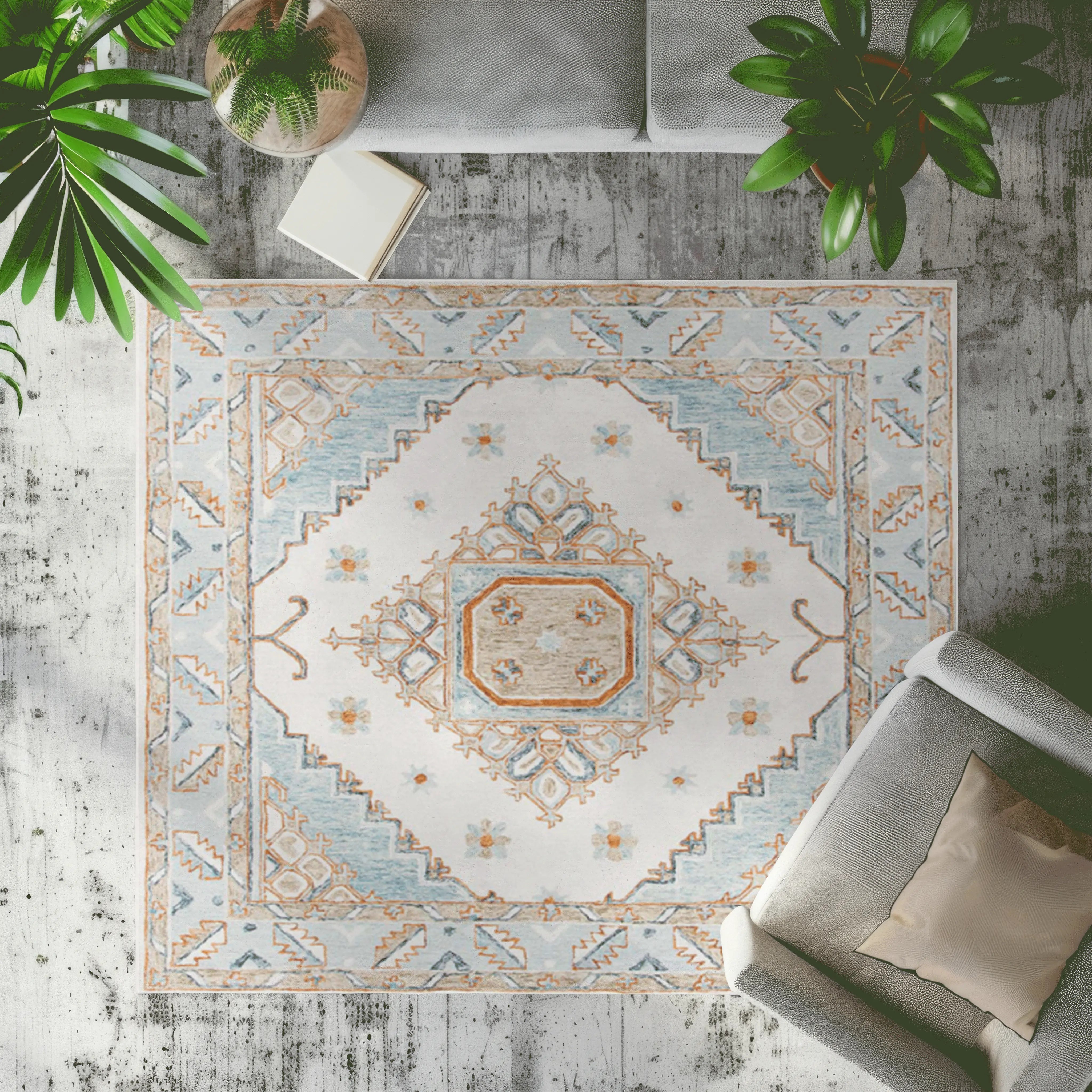 Crystal Woods Geometric Rugs