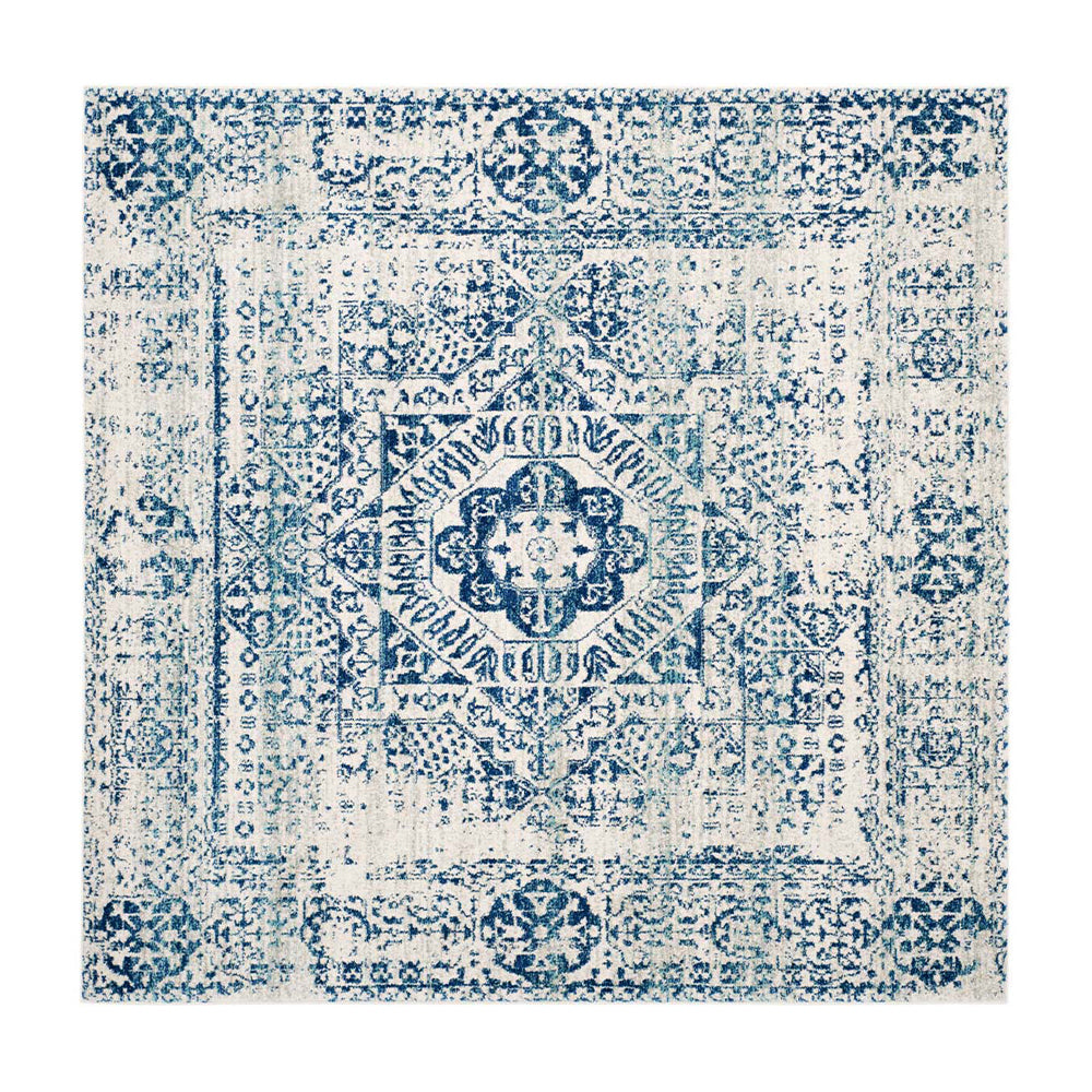 Tranquil Azure Print Rugs