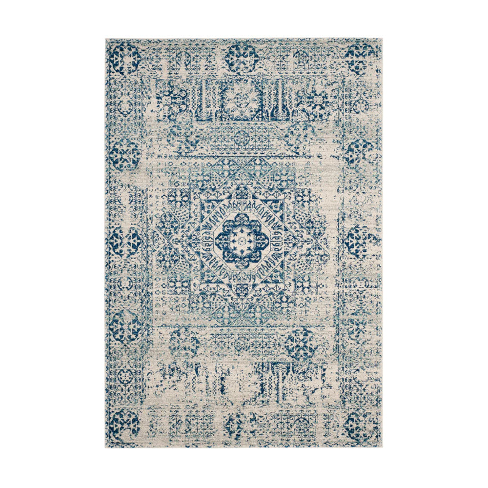 Tranquil Azure Print Rugs