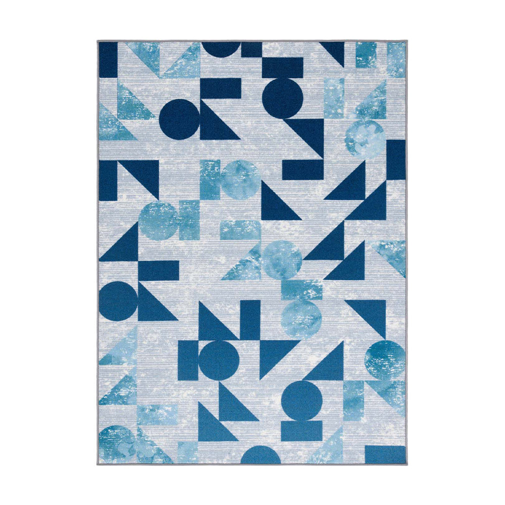 Blue Period Geometric Rugs