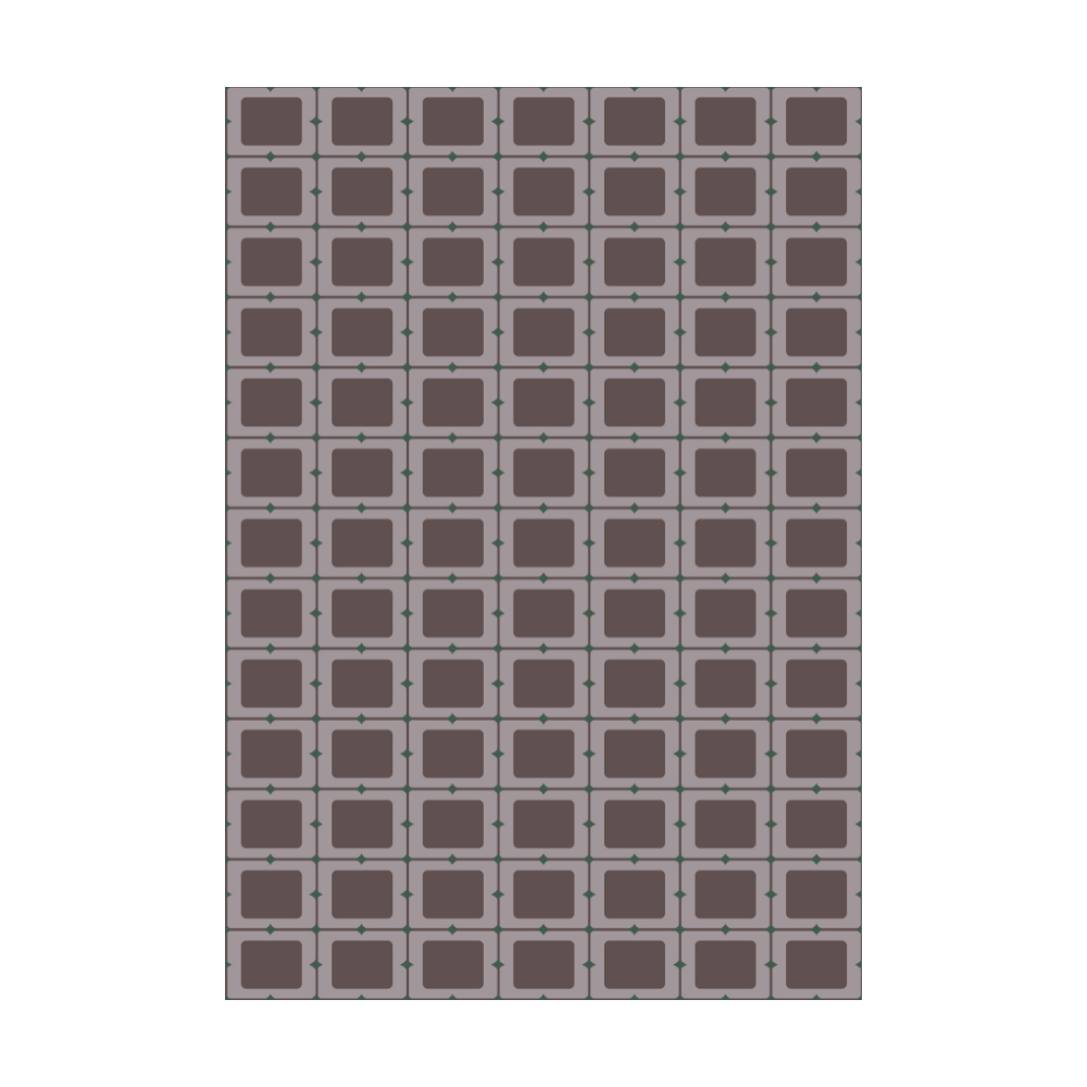 Perseus Checkered Washable Rugs