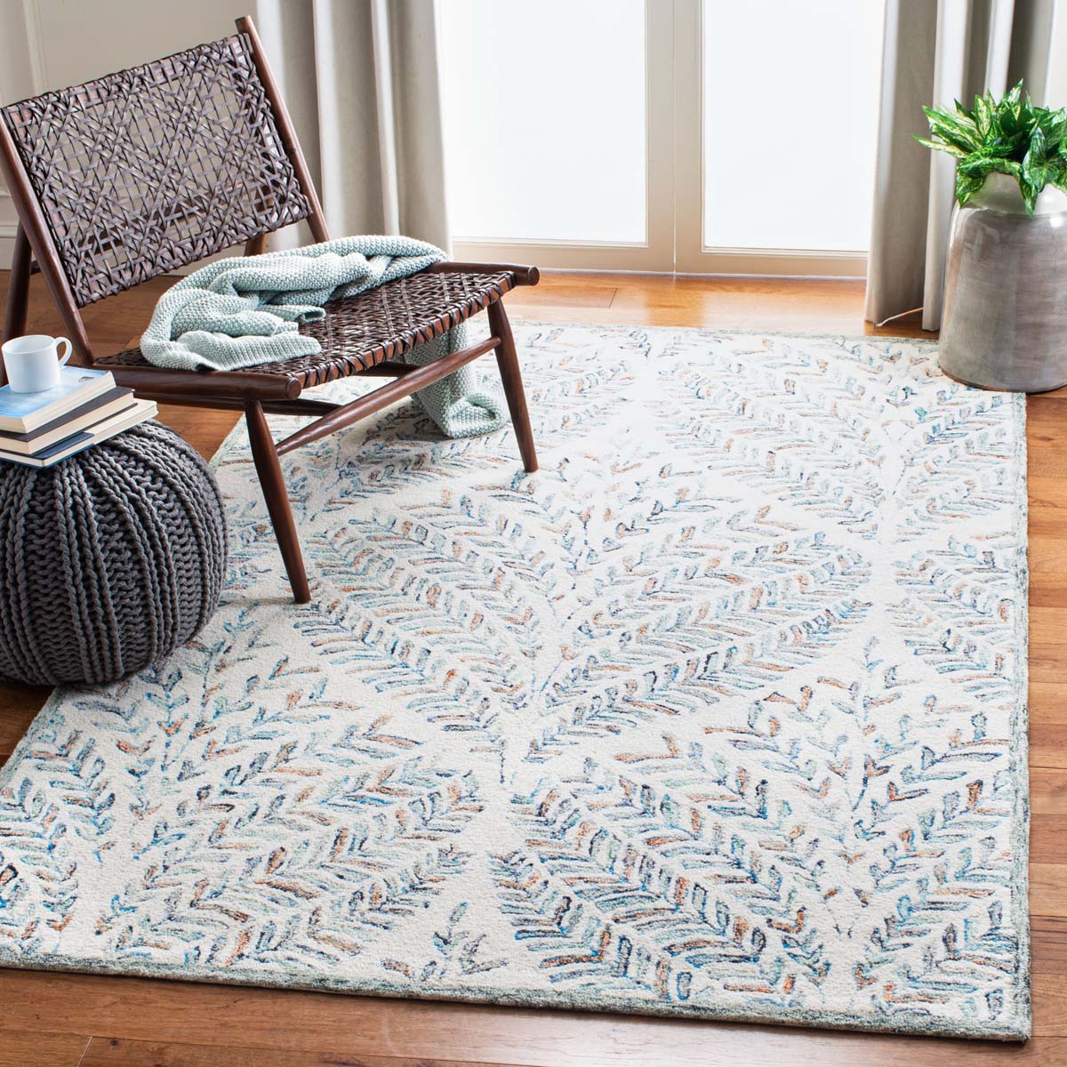 Whispering Meadows Leaves Rugs