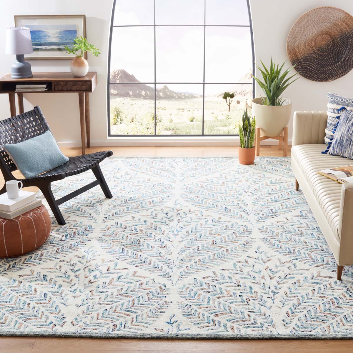 Whispering Meadows Leaves Rugs