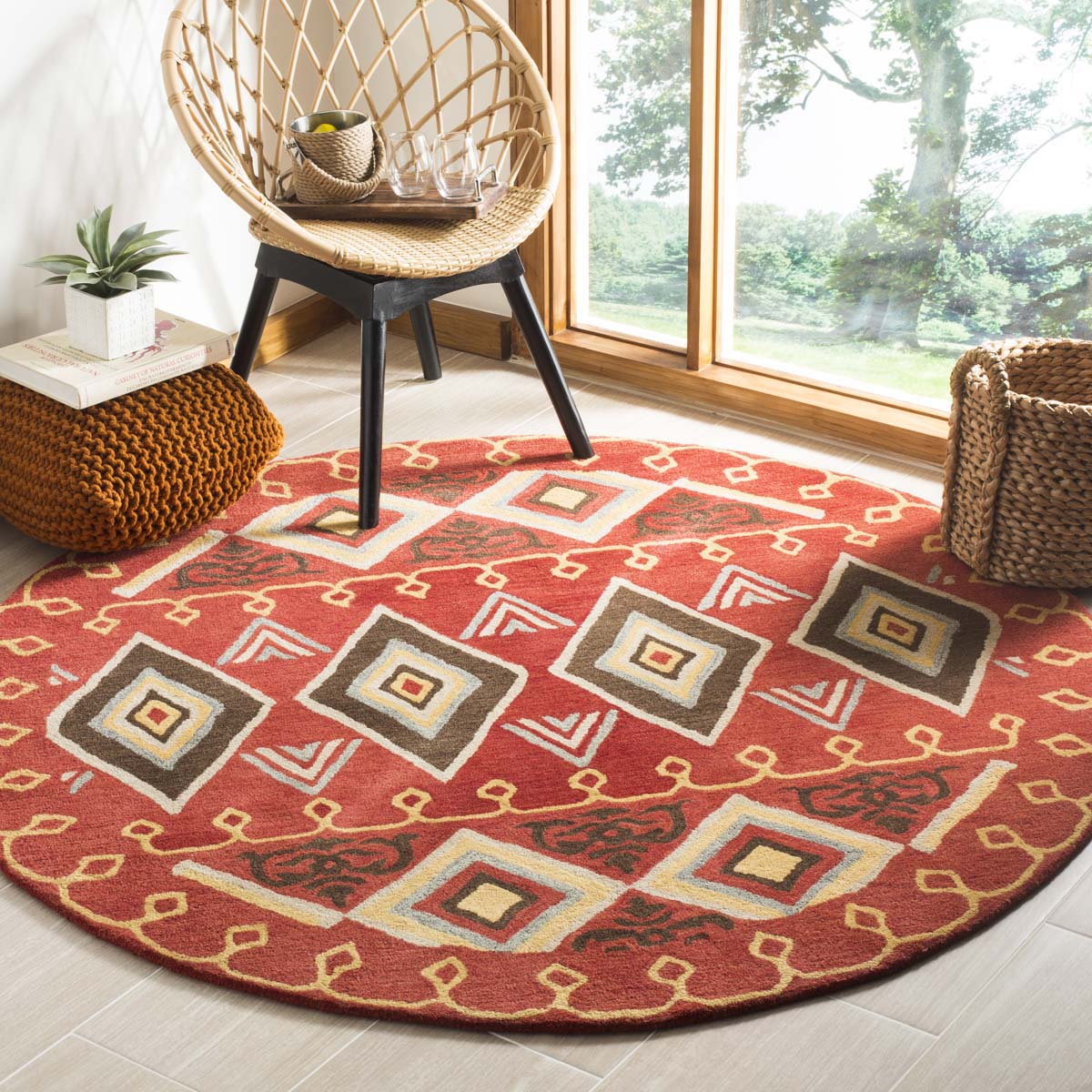 Crimson Dawn Majestic Rugs