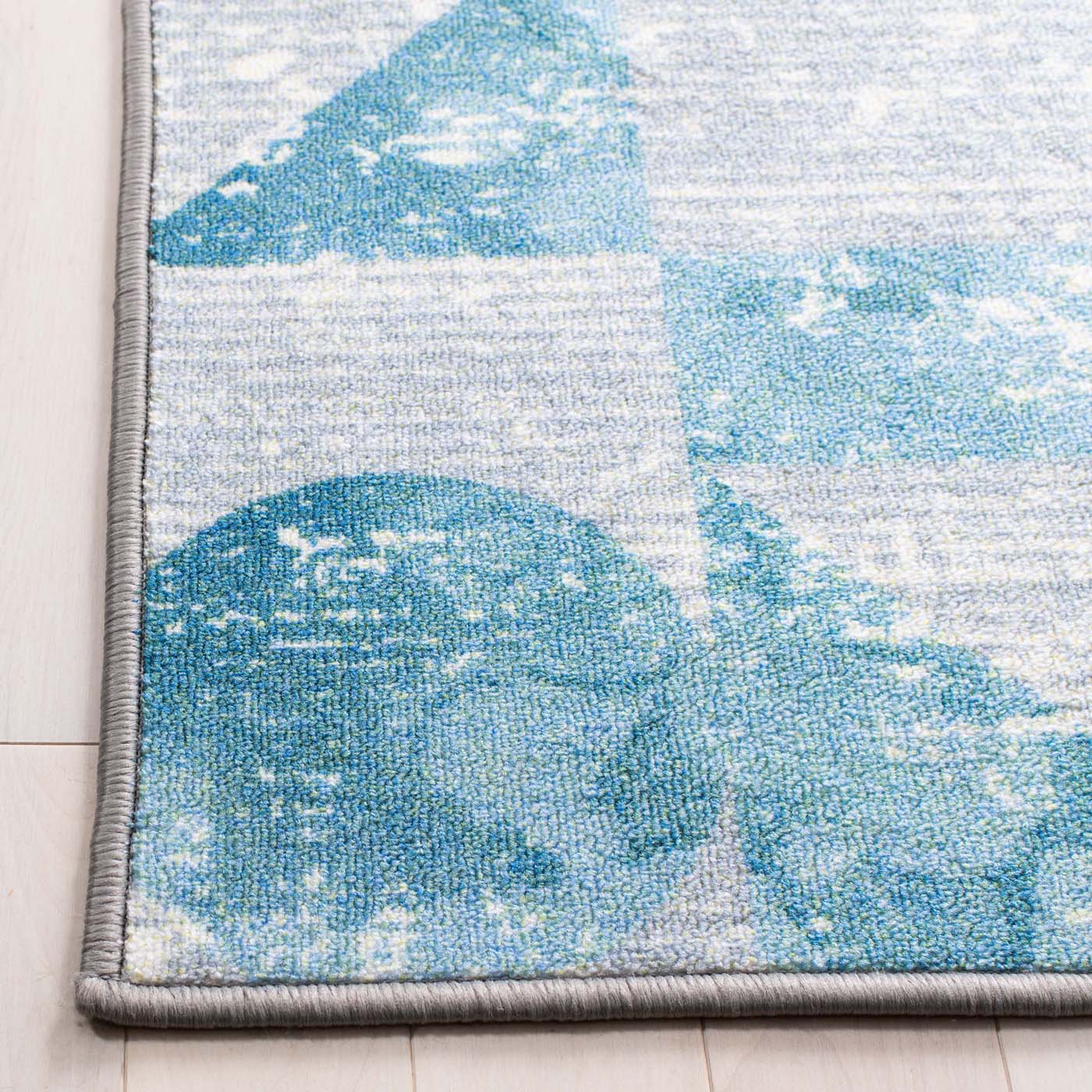 Blue Period Geometric Rugs