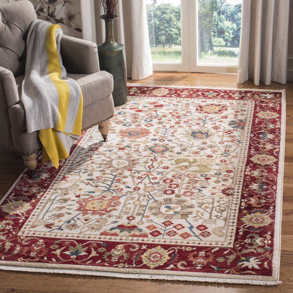 Summer Flowers Print Rugs