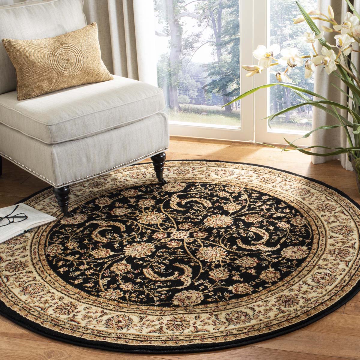 Brilliant Flowers Synthetic Rugs