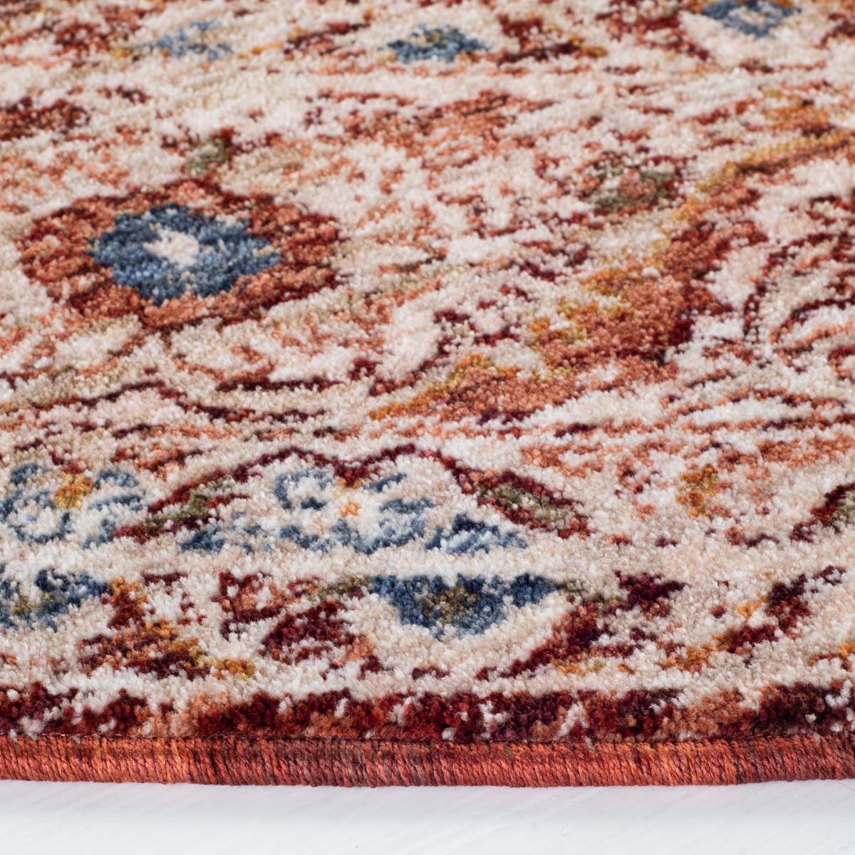 Enchanted Valley Solid Red Rugs