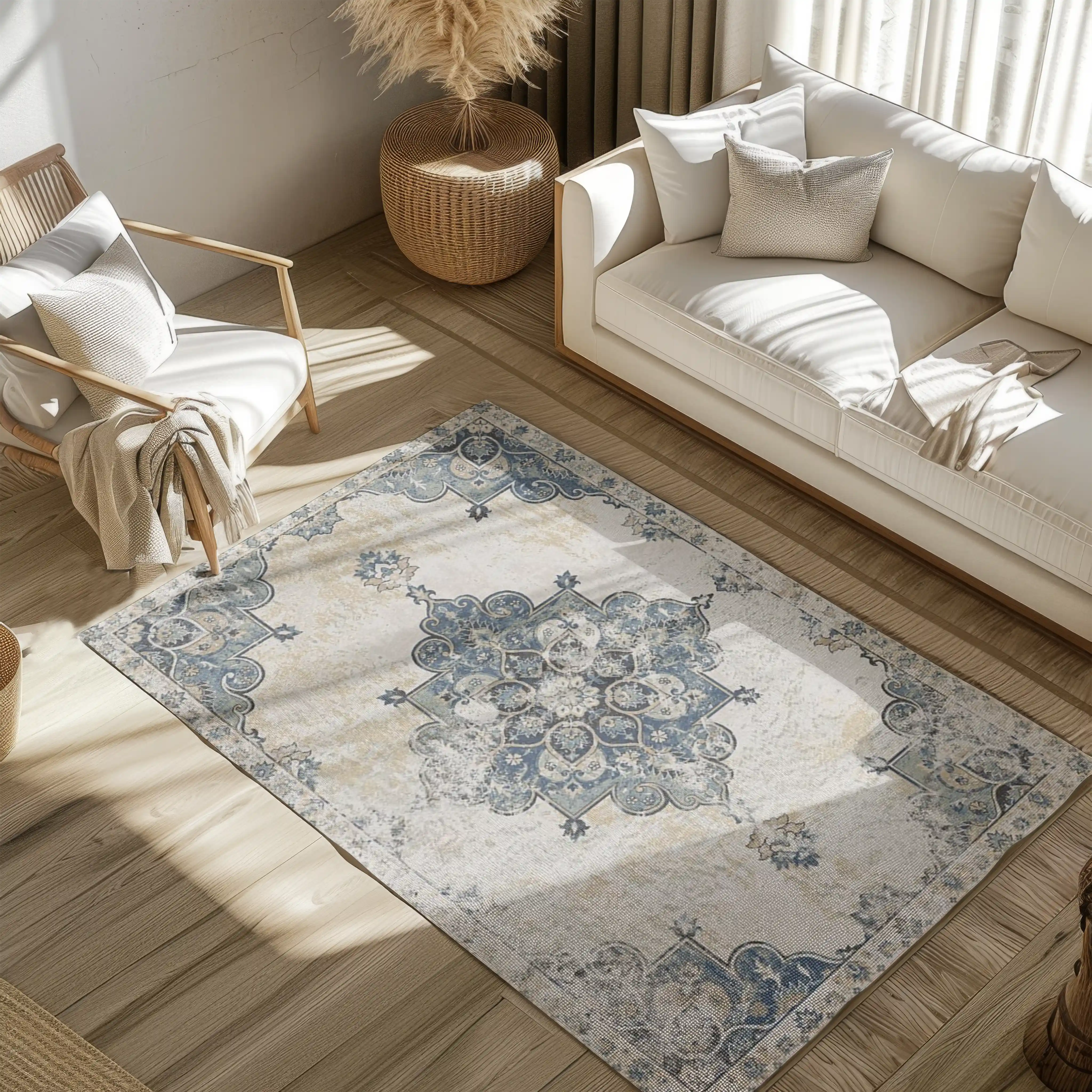 Azure Persian Kavira Rugs