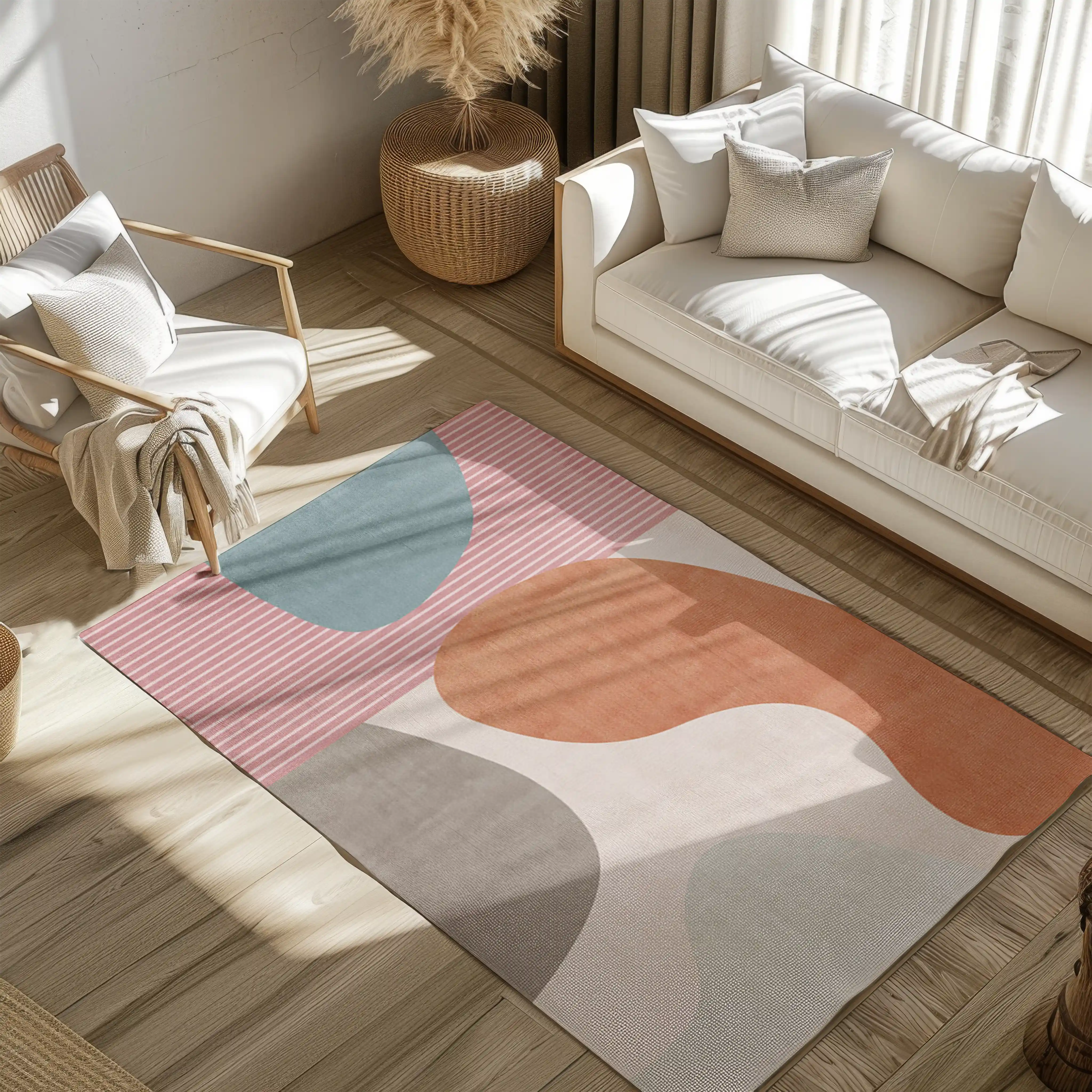 Dreamy Ripples Abstract Rugs