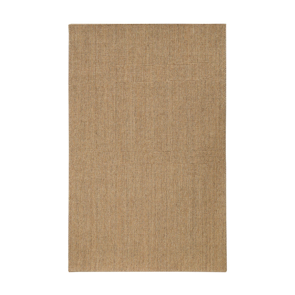 Finn Solids Outdoor Woven Jute Rug in earthy texture