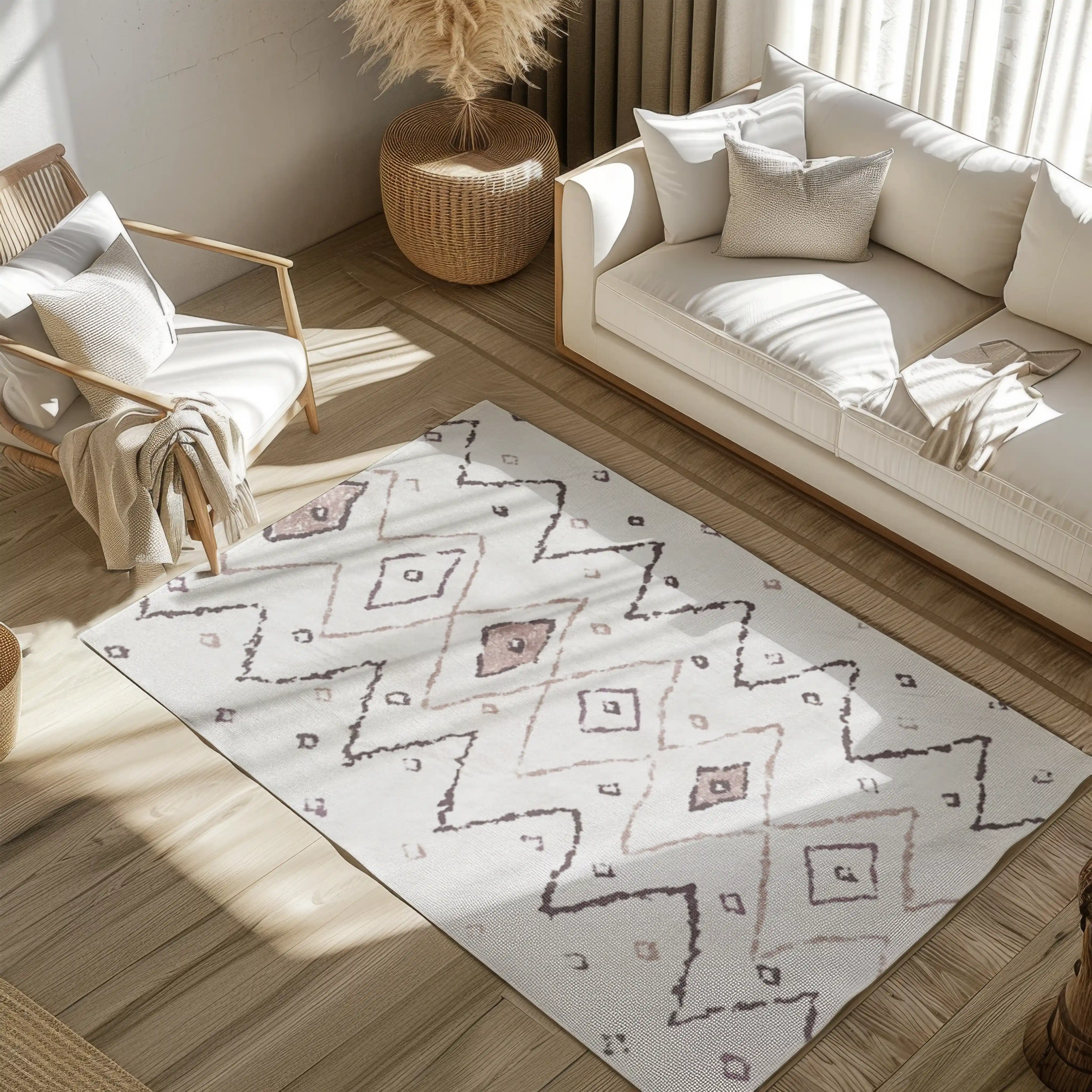 Minimalist Graphics Modern Stria Rugs