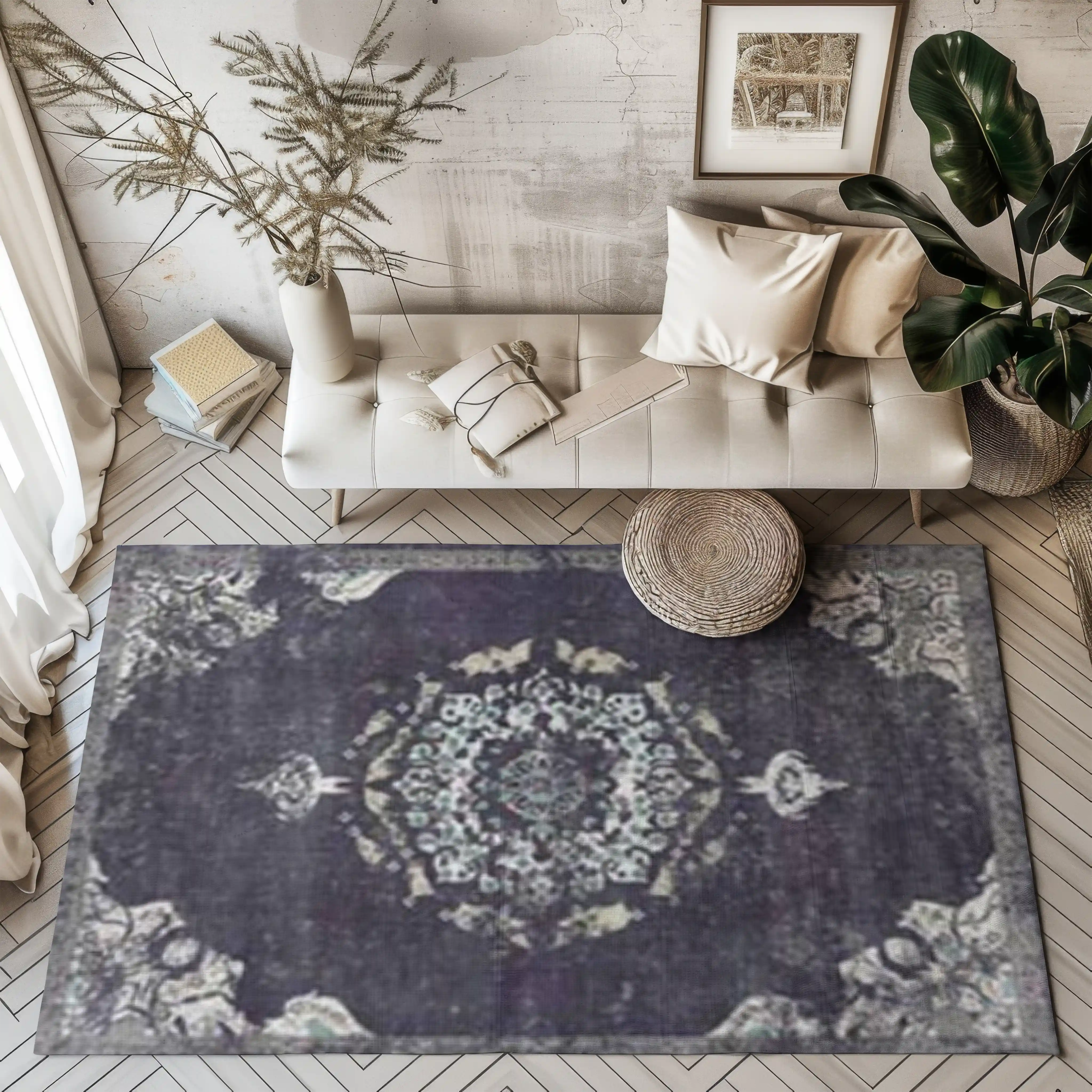 European Vintage Persian Kavira Rugs