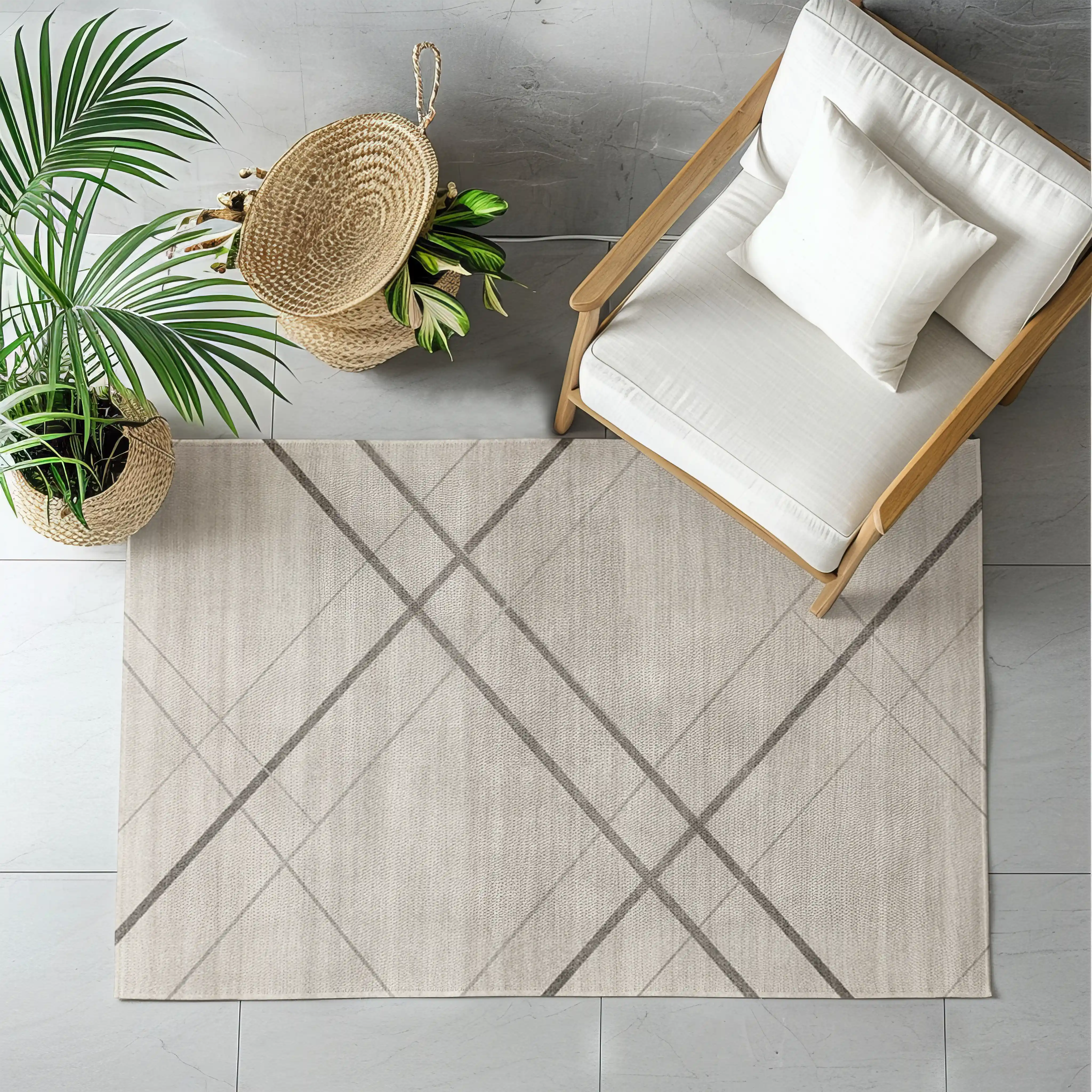 Modern Entryway Stria Rugs