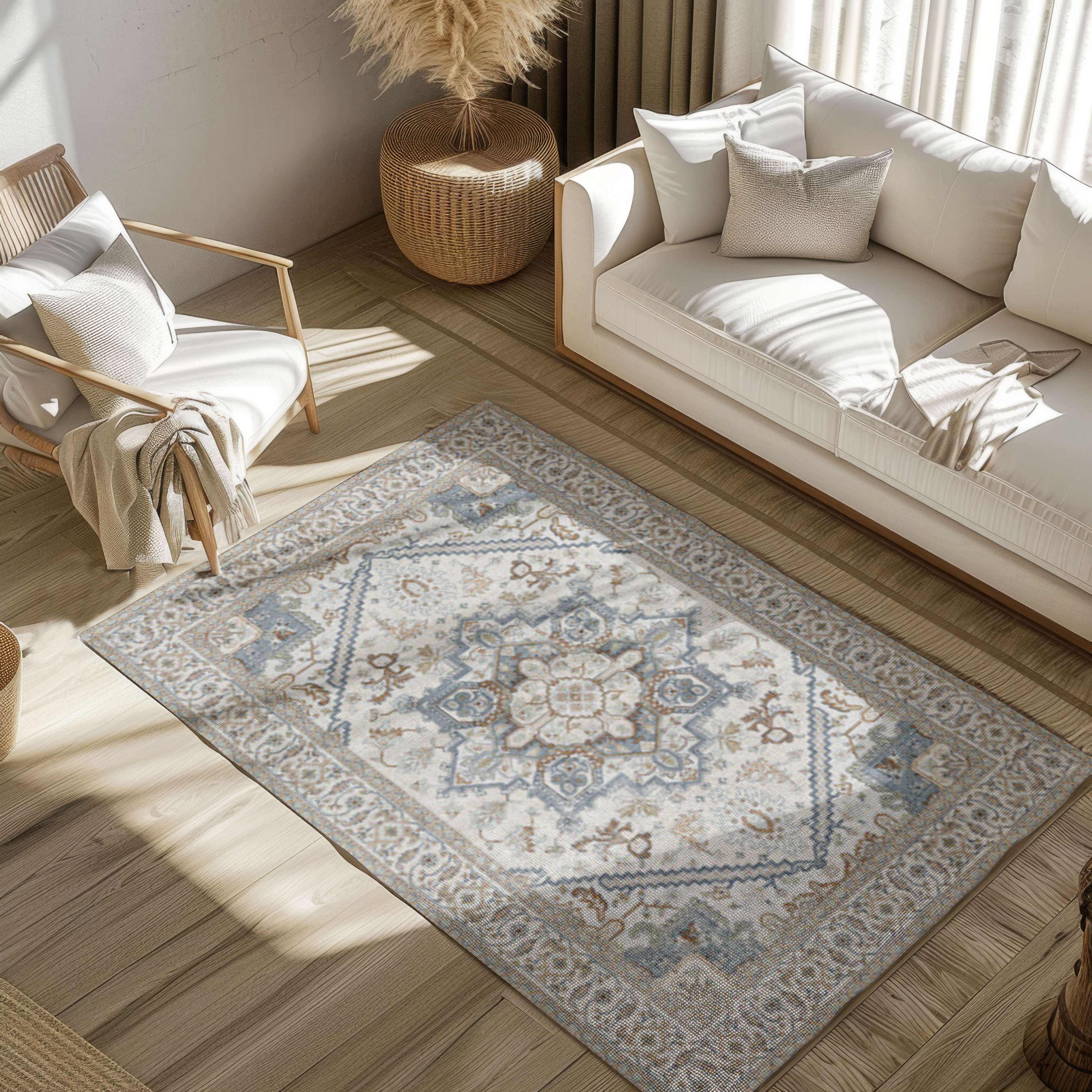 Lace Blossoms Bohemian Rugs