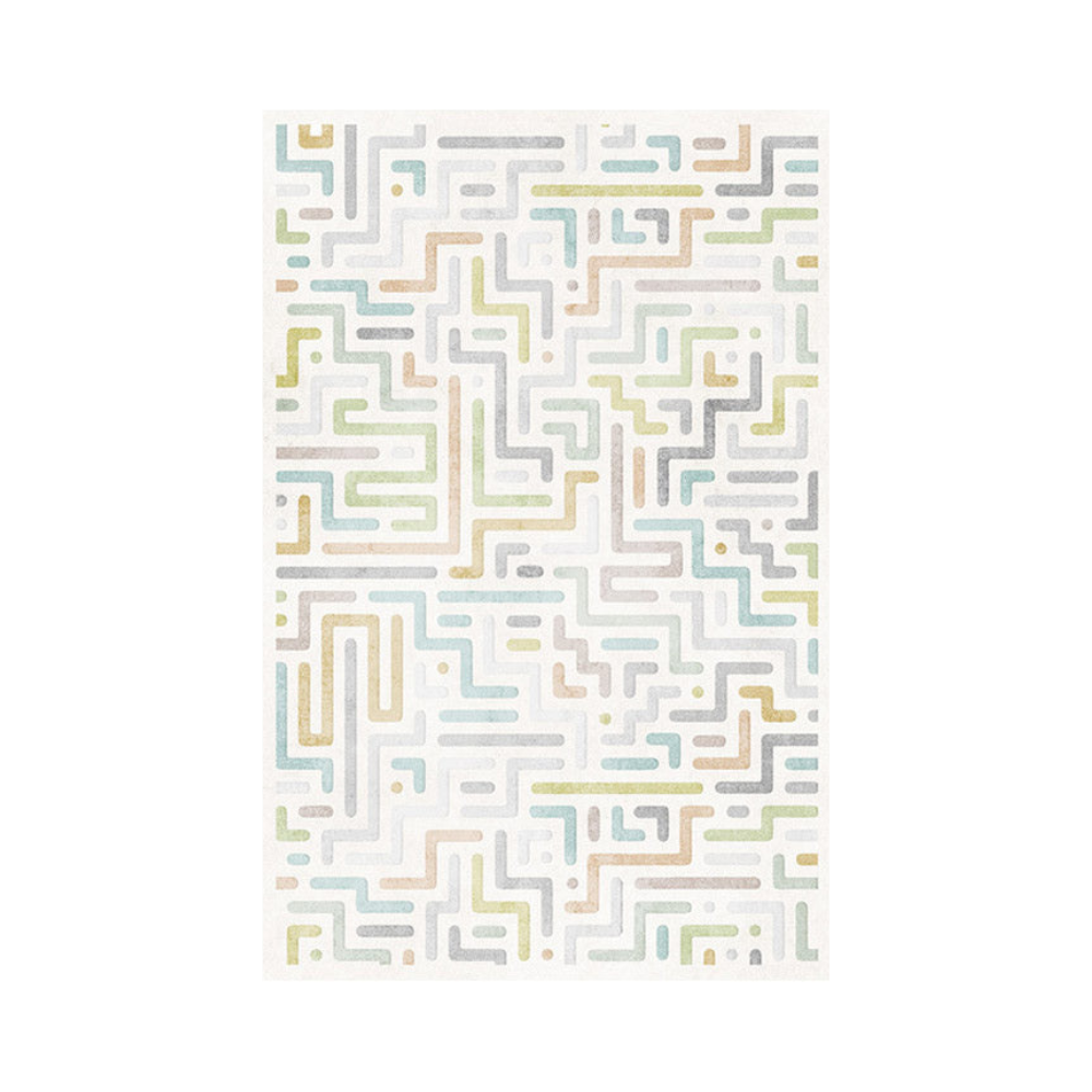 Modern Nordic Checkered Stria Rugs