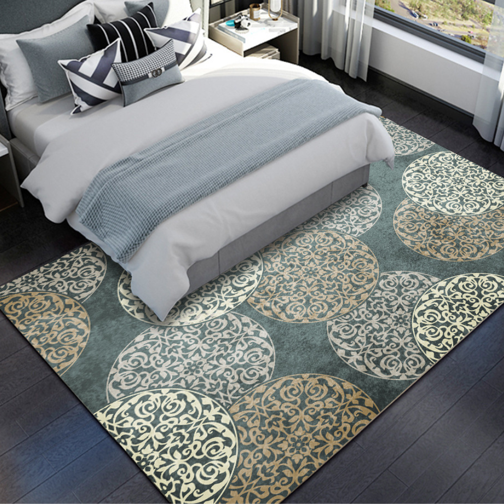 Whimsical Bloom Green Rugs