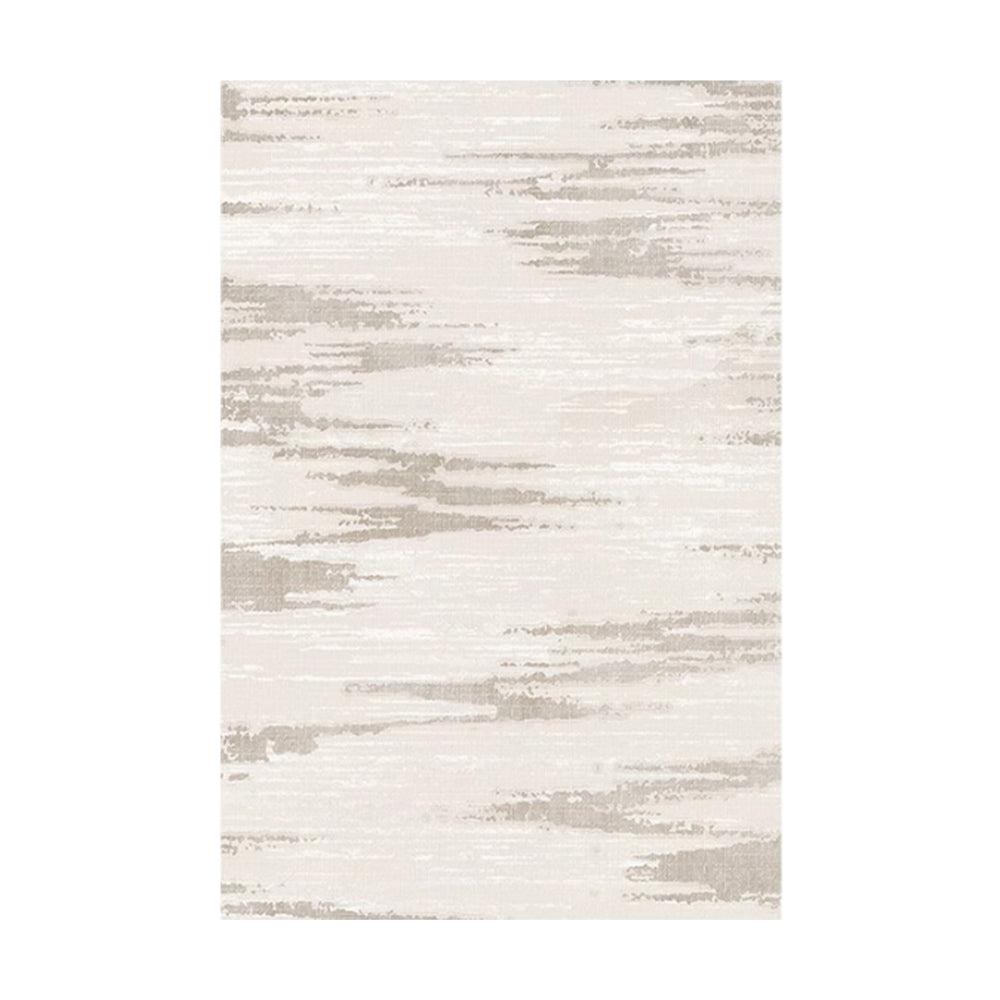 Light beige and gray abstract area rug for elegant home decor