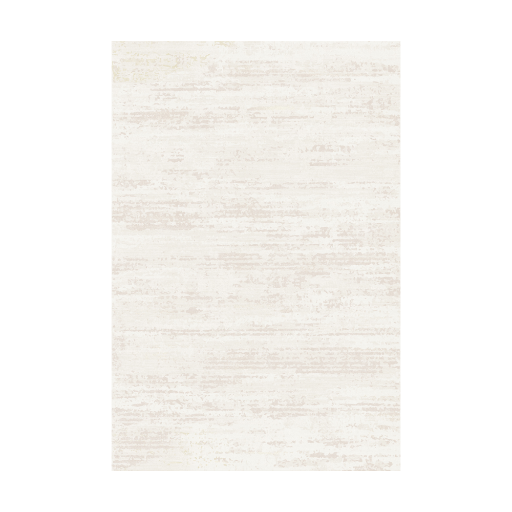 Beige washable rug with subtle texture and abstract design for modern homes.