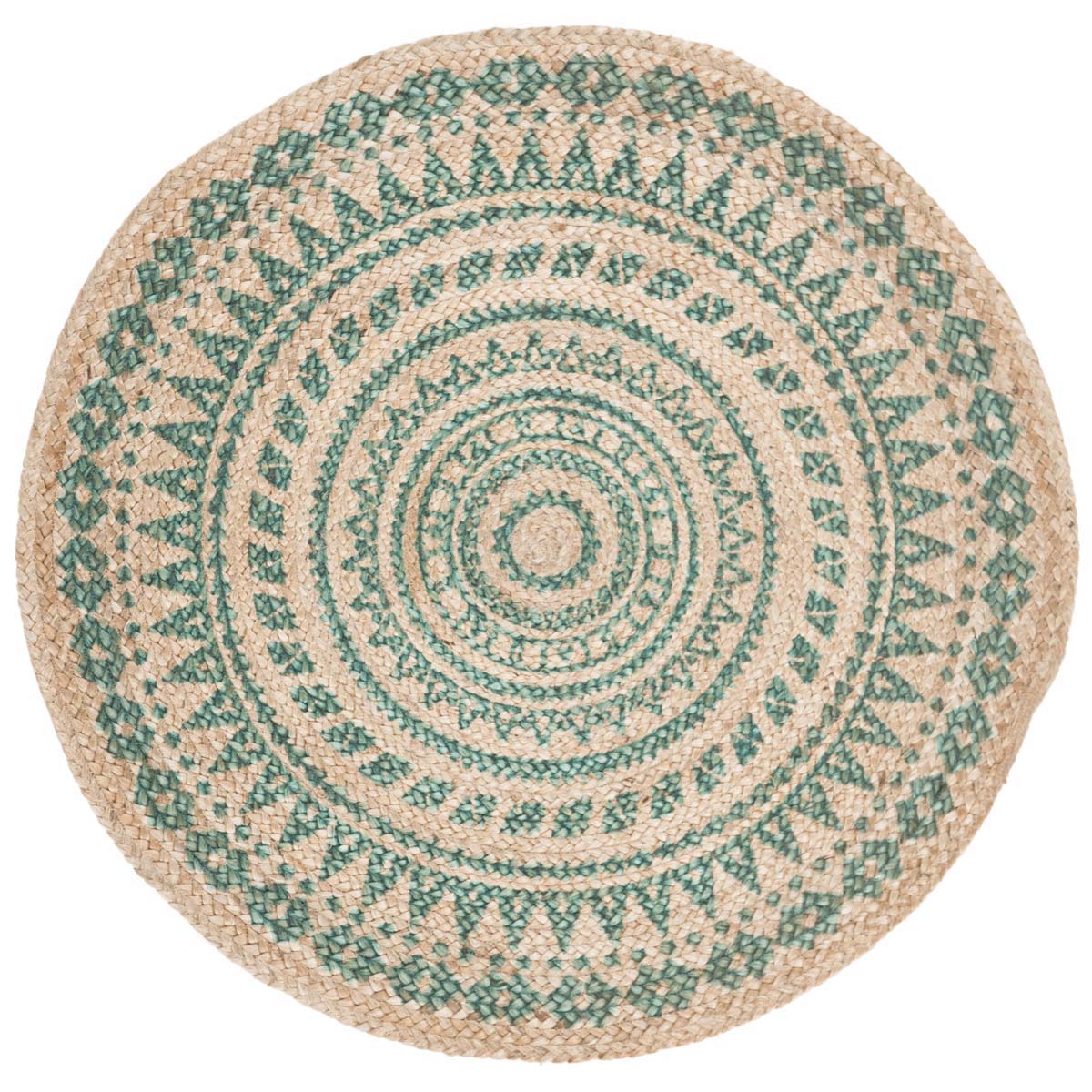 Kavira Round Floral Print Rugs