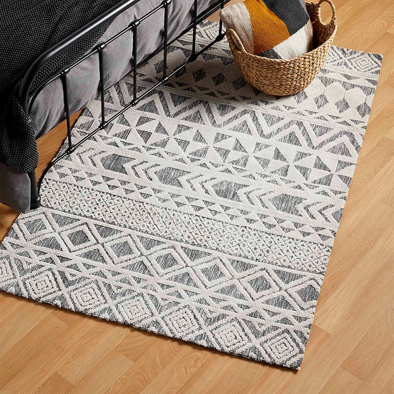 Aquamarine Dream White Woven Rugs