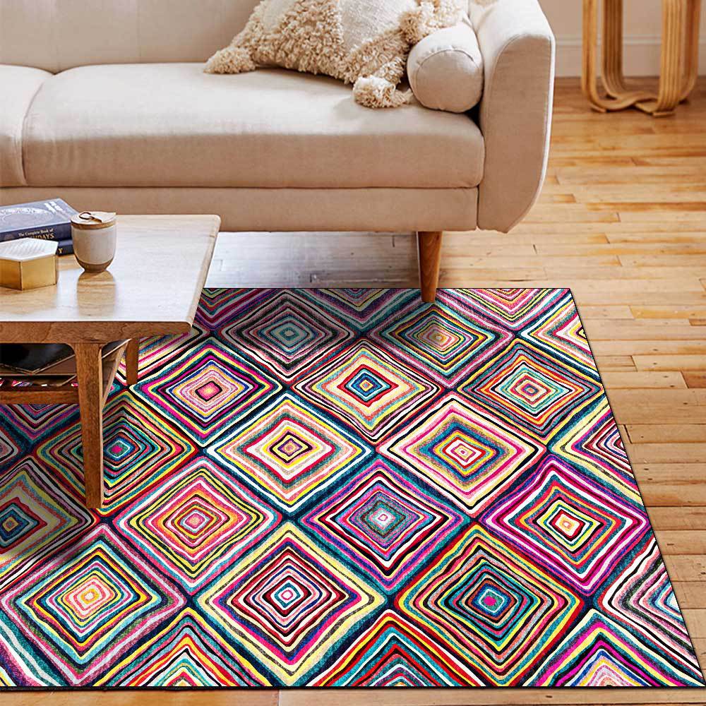 Radiant Rhombus Morocan Rugs