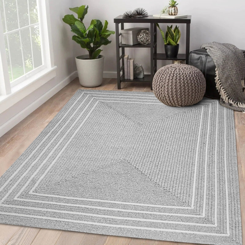 Contour Lines Modern Woven Rugs