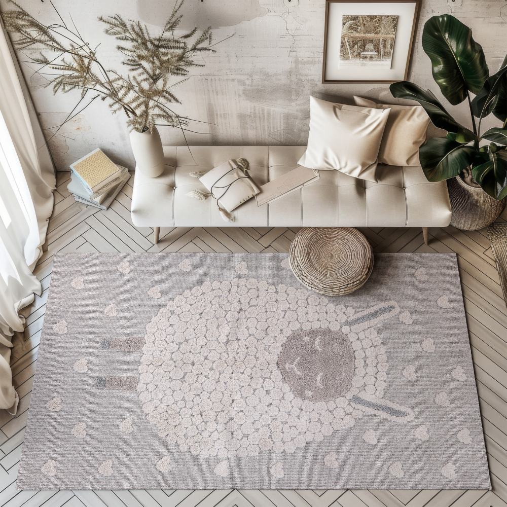 Quiet Reverie Sheep Woven Rugs