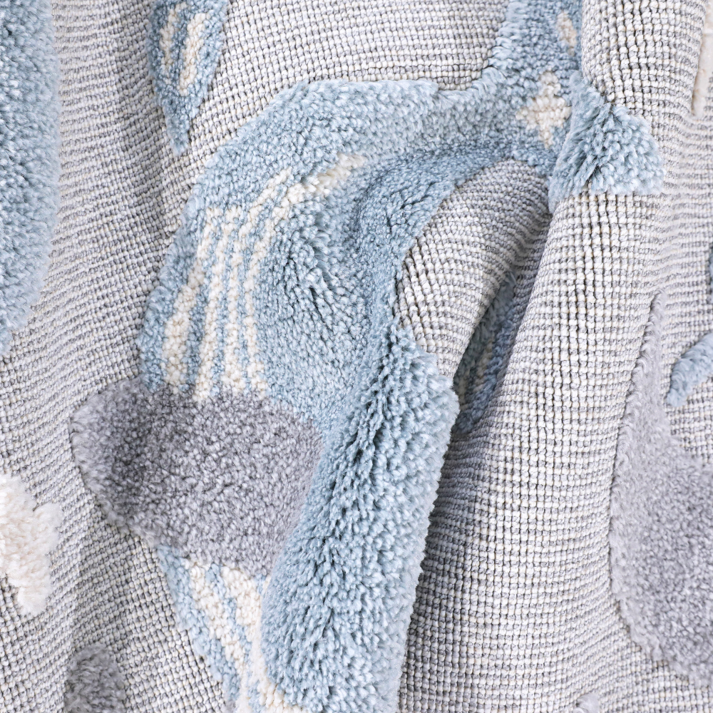 Gentle Tides Whale Woven Rugs