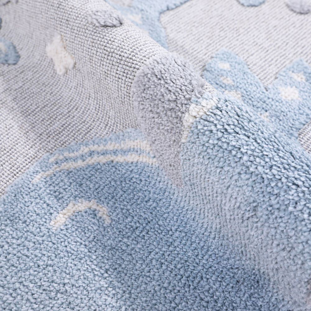 Gentle Tides Whale Woven Rugs