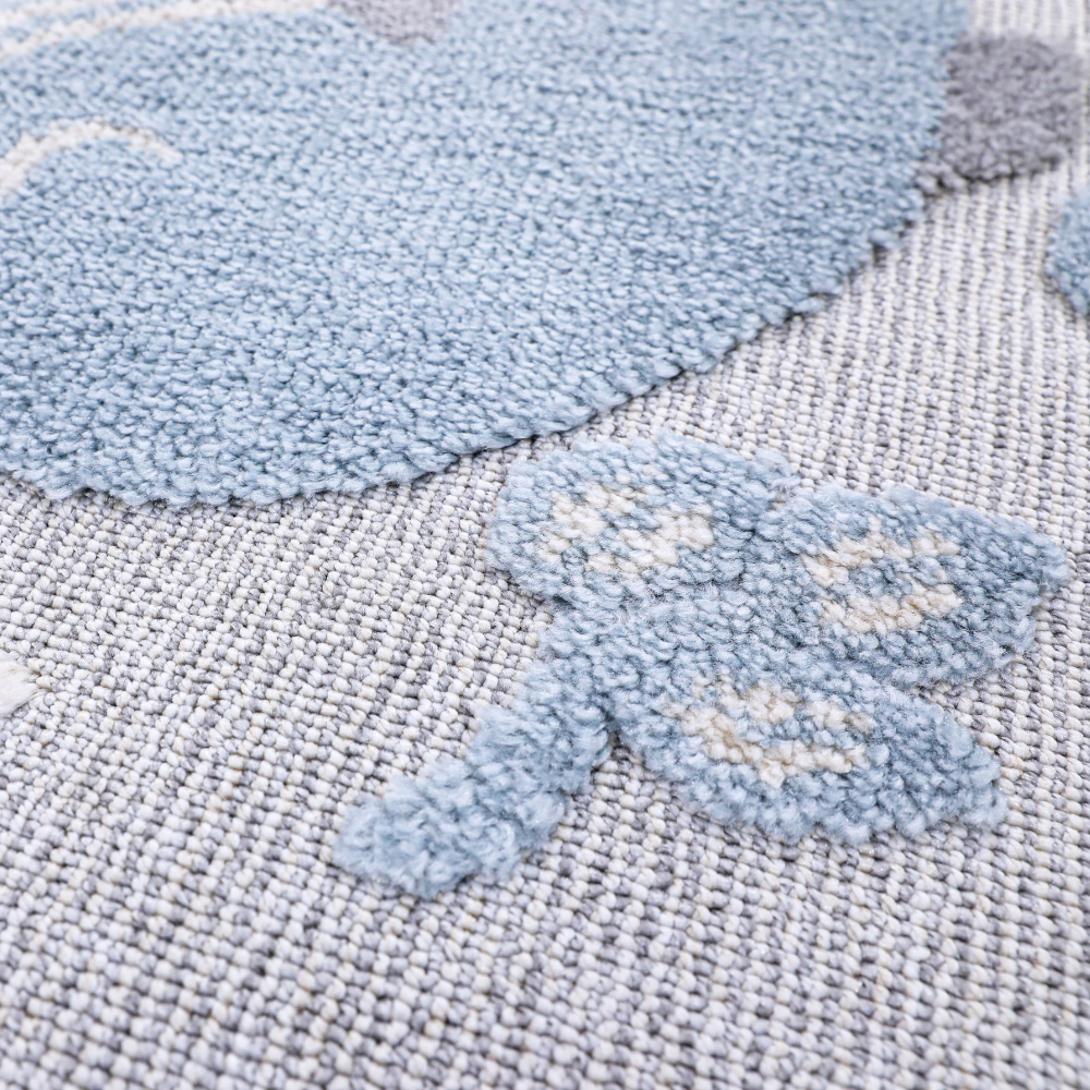 Gentle Tides Whale Woven Rugs