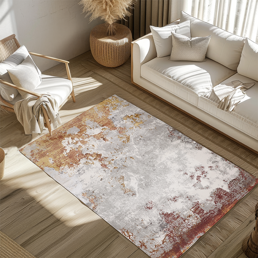 Ember Abstract Textured Rugs