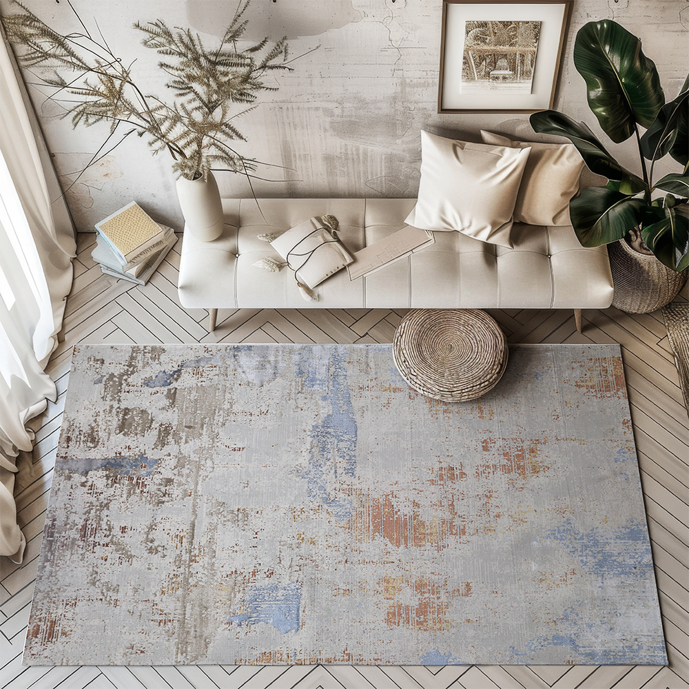 Asher Impressionism Textured Rugs