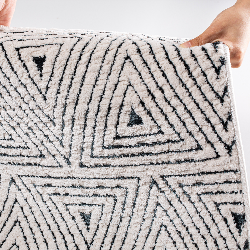 Zephyr Triangle Textured Rugs