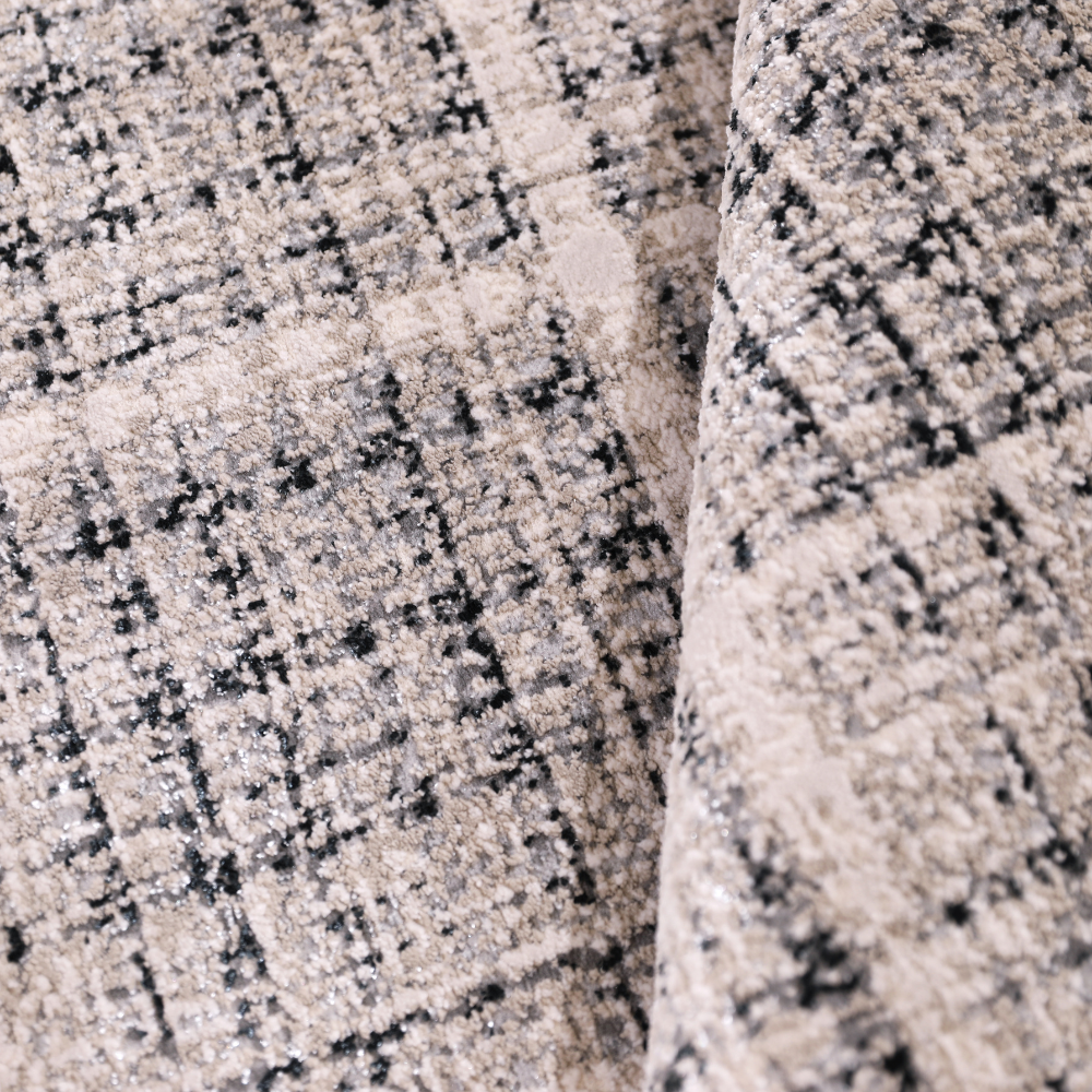 Ridge Checkered Textured Rugs