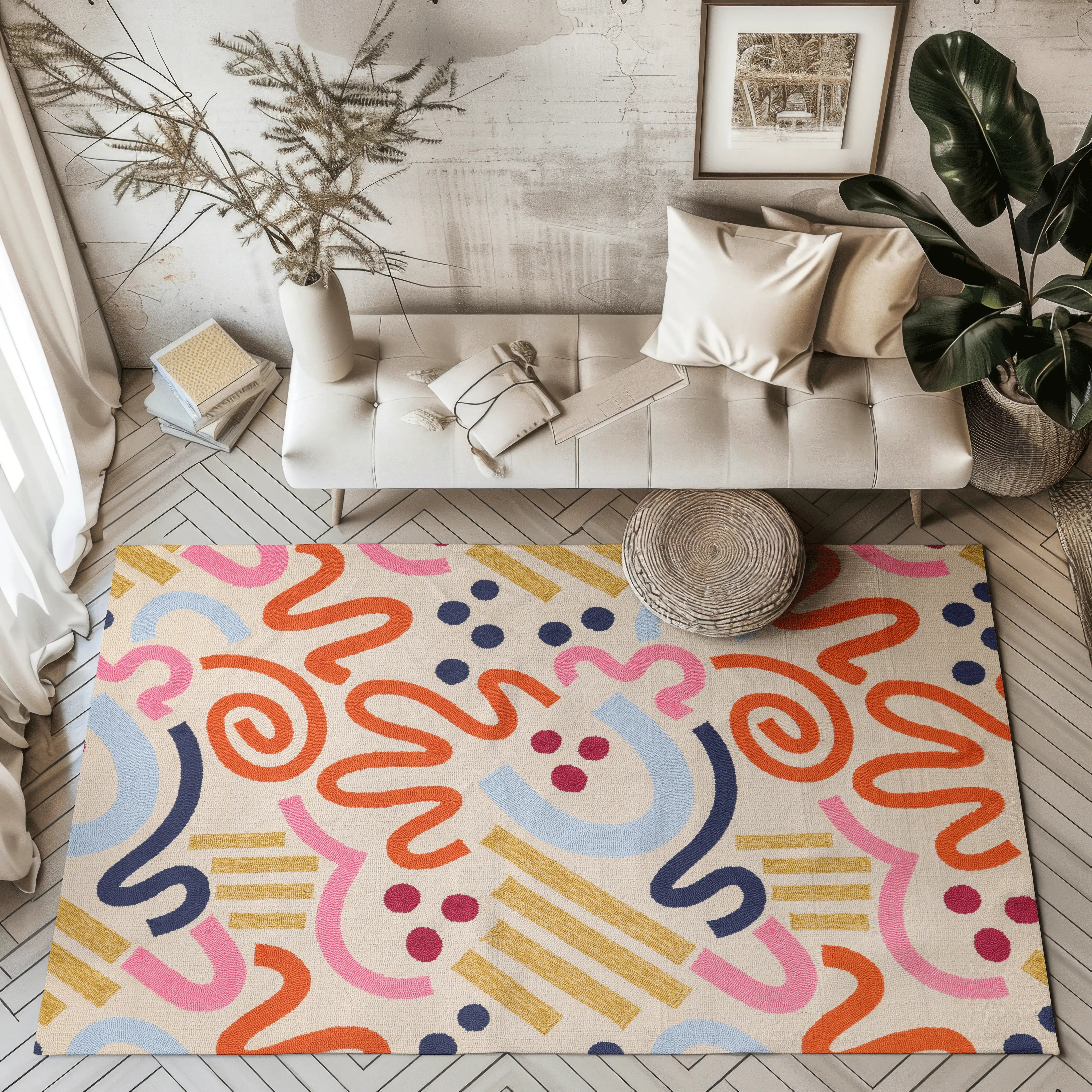 Desert Sand Multicolor Rugs