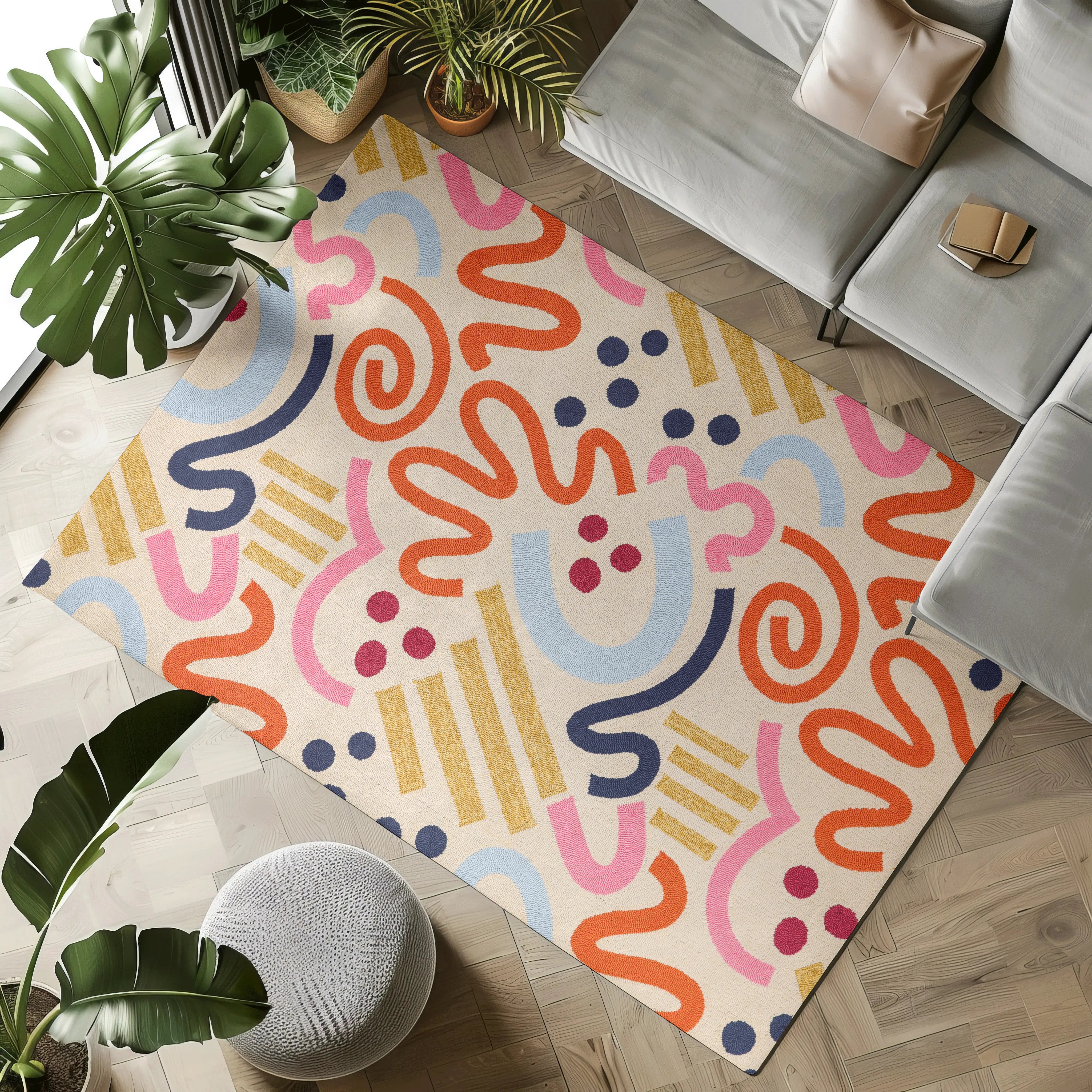 Desert Sand Multicolor Rugs