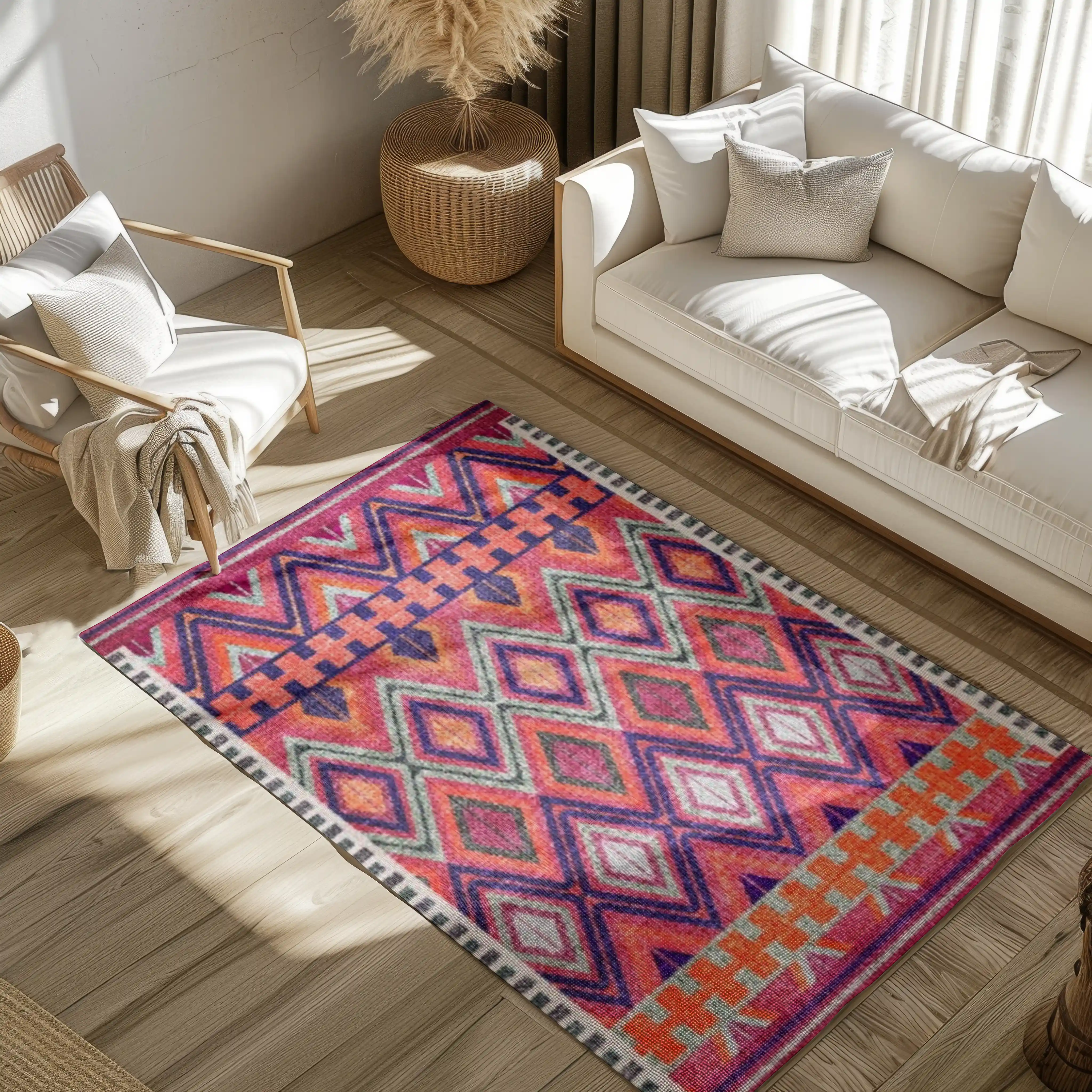 Ethereal Whisper Casual Retro Rugs